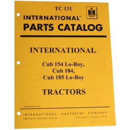 TC131 Parts Manual - 154/184/185