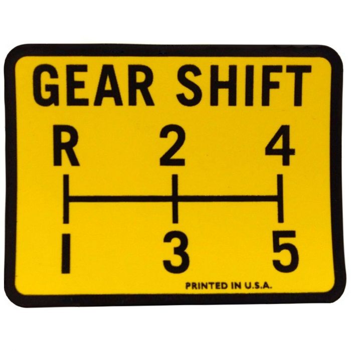 gear shift pattern