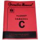 1004194 Operators Manual - Farmall C