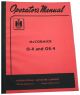 1004228 Operators Manual - McCormick O4/OS4