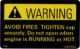 132535C2 Warning Decal, Cub Lo-Boy