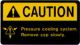 204166C1 Caution Decal, Cub Lo-Boy