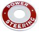 366215R1 Steering Wheel Name Plate, POWER STEERING