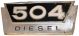 378108R1U Emblem, 504 Diesel