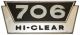 382719R1. Emblem 706 HI-CLEAR, Remanufactured