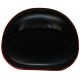 7267 Pan Seat, 4-Bolt Mount Black Vinyl